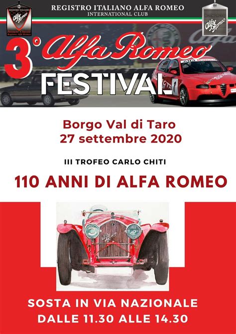 Anni Di Alfa Romeo A Borgotaro Nonsoloeventiparma Eventi Di