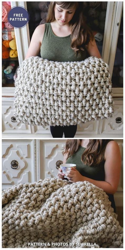 6 Free Crochet Weighted Blanket Patterns For Better Sleep The Yarn Crew