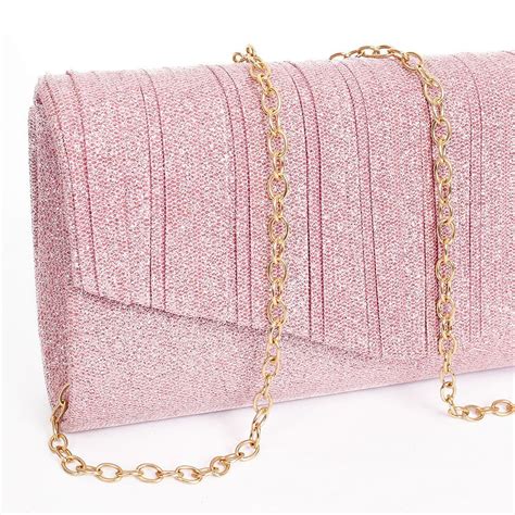 Bolsa Clutch Feminina Festa Glitter Al A De Corrente Compre Agora