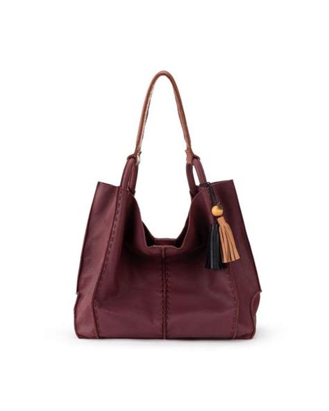 The Sak Leather Los Feliz Tote In Purple Lyst