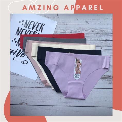 Ice Silk Stretchable Seamless Bikini Panty Shopee Philippines