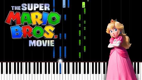 Peaches Super Mario Bros Movie Piano Tutorial [synthesia] Youtube