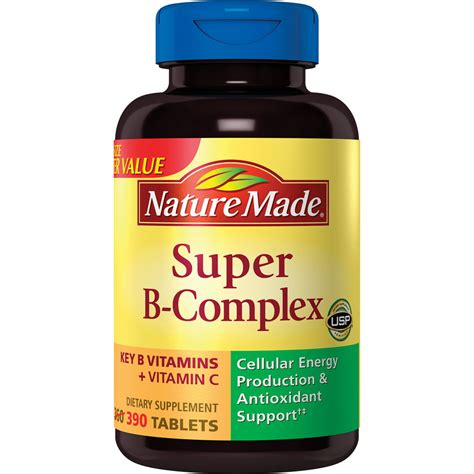 Nature MadeÂ® Super B-Complex Dietary Supplement Tablets 390ct ...