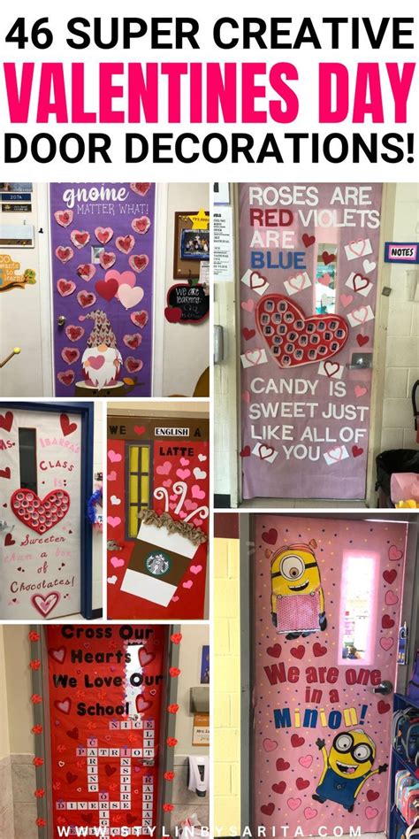 46 Super Creative Valentines Day Door Decorations Valentines Door Decorations Classroom