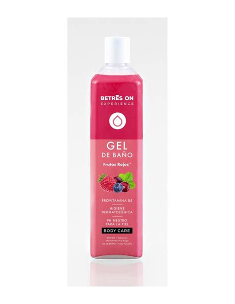 BETRES ON GEL DE BAÑO CORPORAL FRUTOS ROJOS 750ML