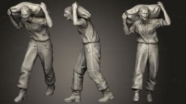 Figurines Of People 3D Stl Models For CNC