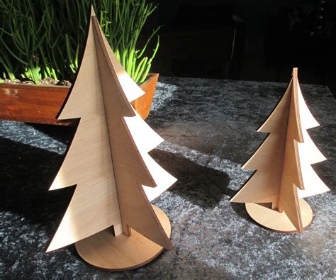 Laser Cut Christmas Trees Instructables