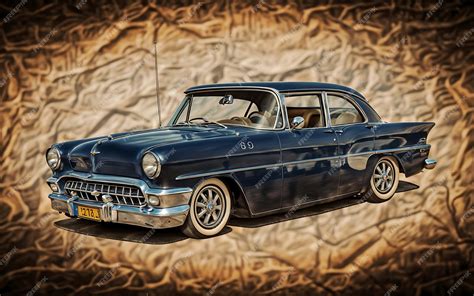 Premium Photo | Old and vintage motor car with old paper background old ...