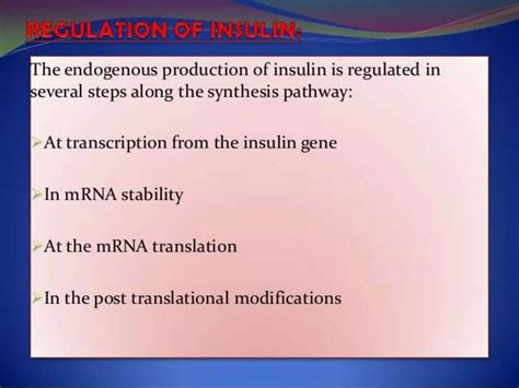 Insulin Ppt Ppt