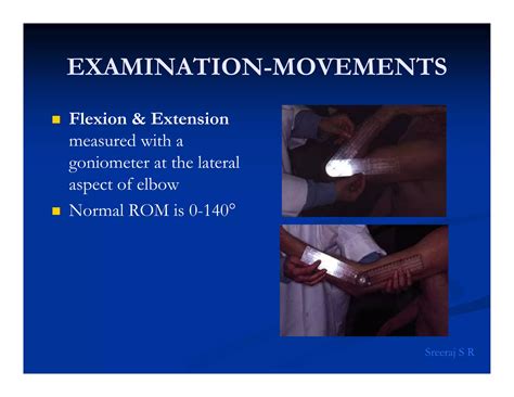 The Elbow Examination Ppt