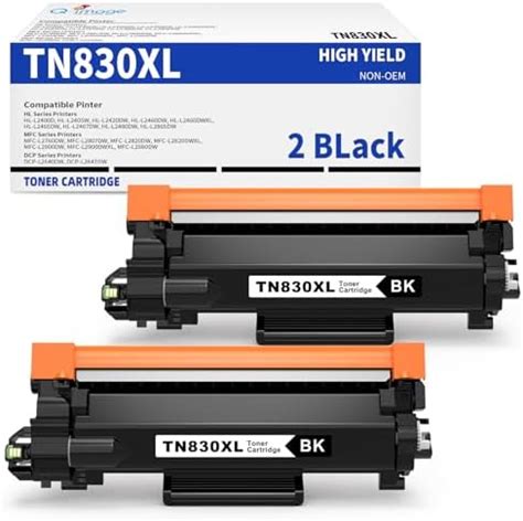 Brother Genuine TN830XL High Yield Black Toner Cartridge For 3 000