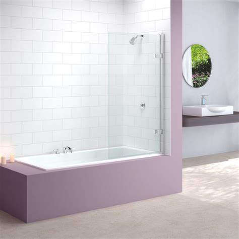 Merlyn Hinged Square Bath Screen Rsf Bathrooms