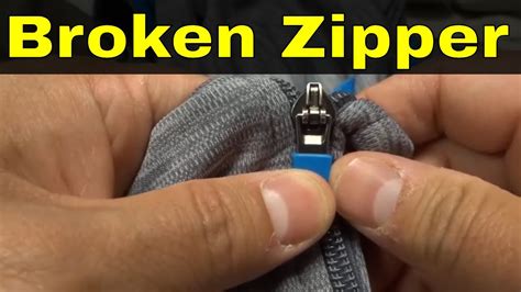 How To Fix A Broken Zipper Easy Separated Zipper Solution YouTube