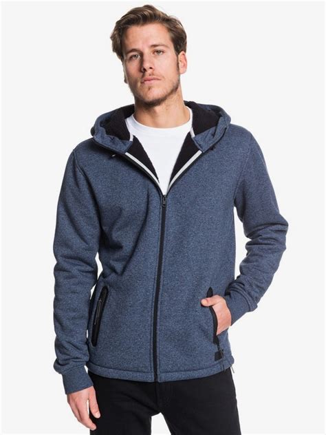 Kurow Sherpa Sweat Capuche Zipp Doubl En Mati Re Sherpa Pour