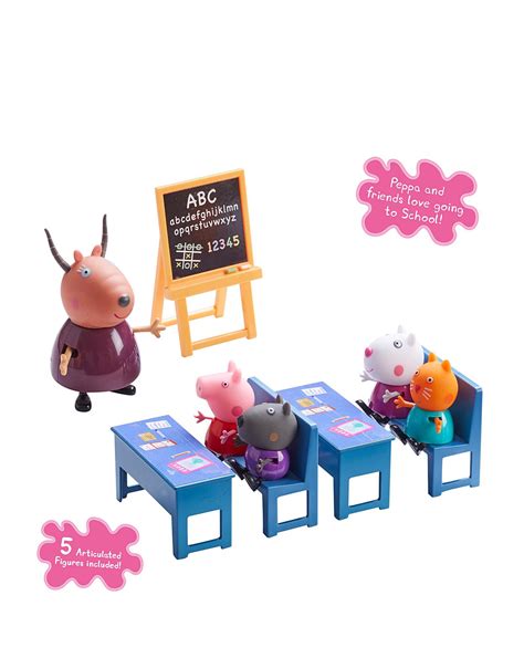 Peppa Pigs Classroom Playset J D Williams