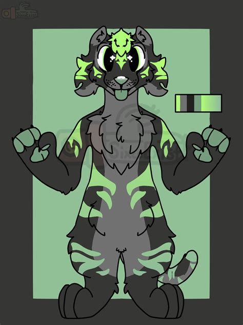 Furry Fursona Tiger Character Adopt Etsy