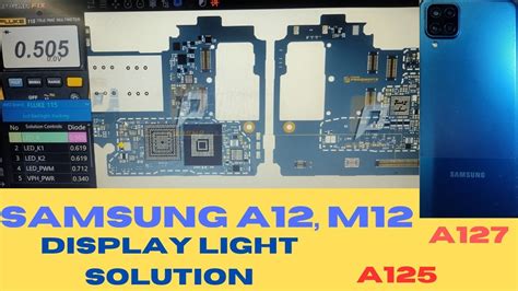 Samsung A12 A127 Display Light Solution Samsung M12 A125 Display