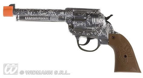 Cowboy Guns Silver Guns Novelty Toy Weapons And Armour For Fancy Dress