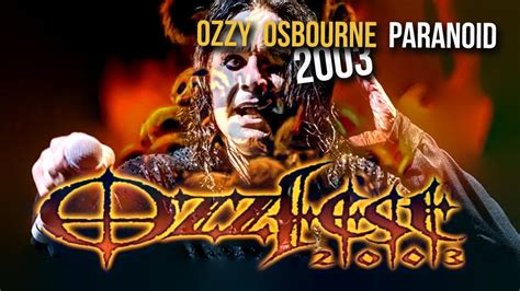 Ozzy Osbourne Paranoid Live At Camden Fullhd Youtube