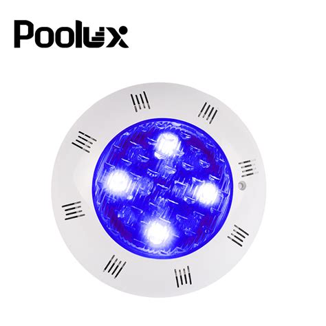 IP68 Waterproof 12V RGB Colored LED High Power Flat Underwater Light