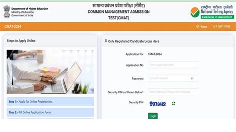 Cmat Registration Application Form Check Date Exam Fees How To