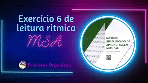 Exerc Cio De Leitura Ritmica Msa Youtube