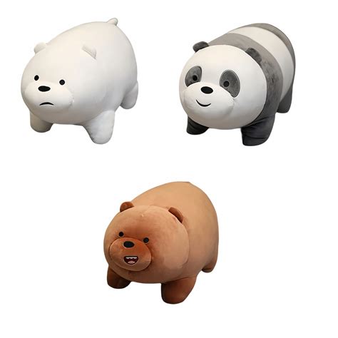 Juguetes De Peluche Kawaii We Bare Bears Oso De Hielo De Pie Grizzly