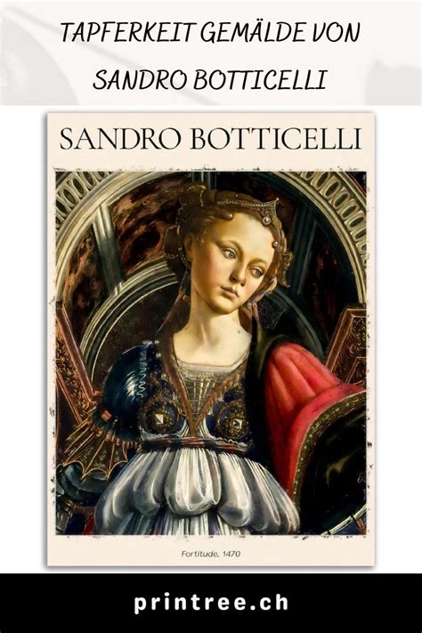 Tapferkeit Gem Lde Von Sandro Botticelli Kunstgeschichte Gem Lde