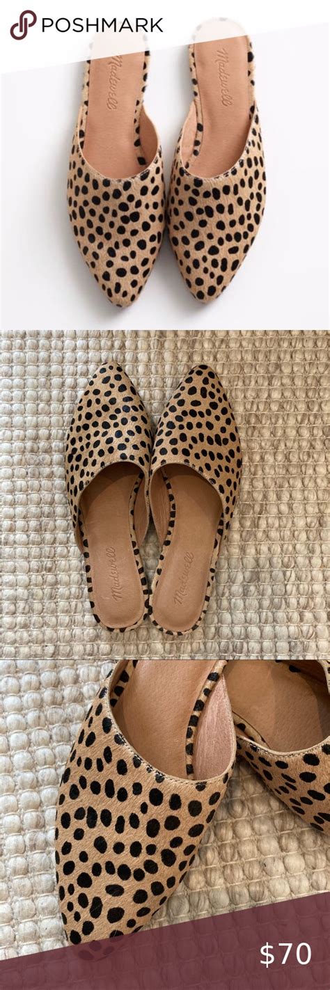 Madewell Remi Mule Slides Leopard Print Leopard Print Madewell Shoes Madewell