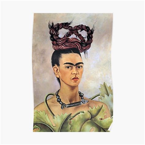 Frida Kahlo Self Portrait With Braid 1941 Art Print Mexican Painter