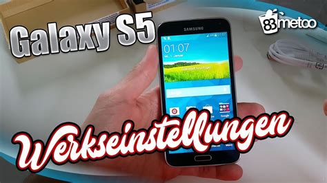 Samsung Galaxy S Auf Werkeinstellung Zur Cksetzen Youtube