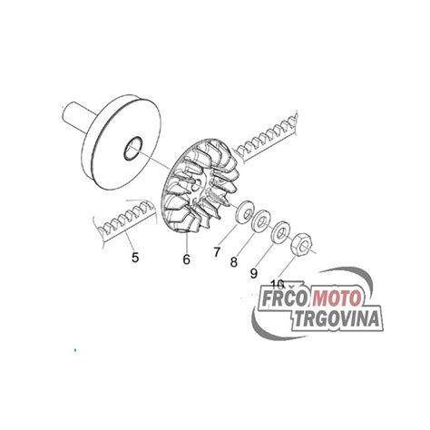 Variomat Pulley Washer Oem X X Mm Piaggio Aprilia Derby Gilera