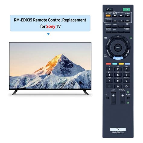 New Rm Ed Remote Control For Sony Bravia Lcd Tv Kdl Ex E Kdl