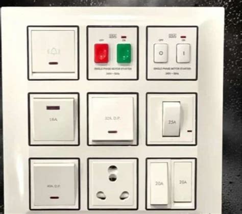 20a Modular Switch Socket Combination Polycarbonate At Rs 110 In Jaipur