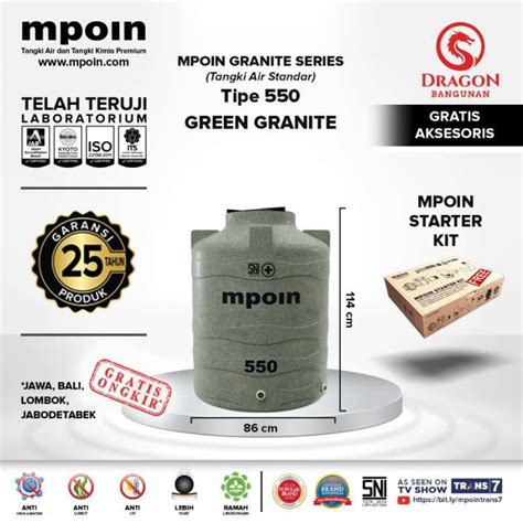 Jual Toren Tandon Tangki Air Mpoin Plus Mpoin Wave