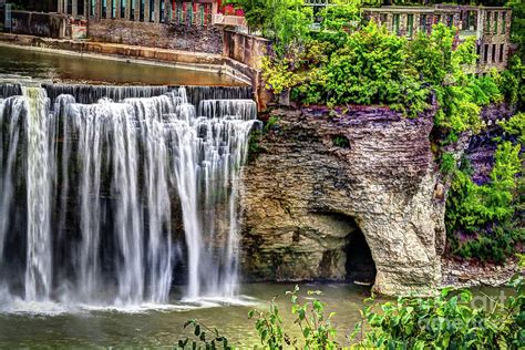 High Falls, New York Photograph by Deborah Klubertanz - Pixels