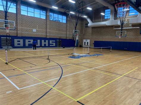 Play Pickleball At Community Gymnasium At Buena Park Middle School