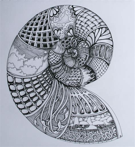 spiral 3 | Zentangle art, Zentangle patterns, Zentangle artwork