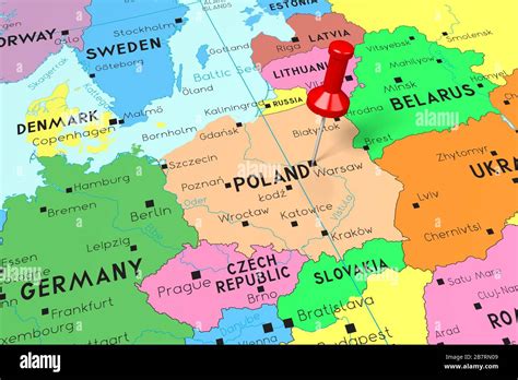 Map Poland High Resolution Stock Photography And Images Alamy