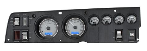 Gauge Cluster B Body Rallye Dash White Blue Metric Km H C