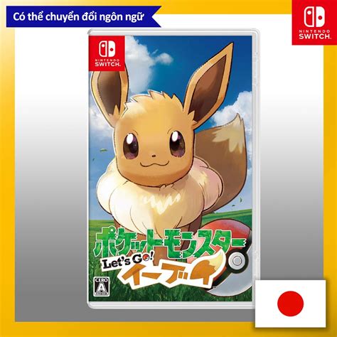 Pokemon Let S Go Eevee Switch Playable In English Direct From