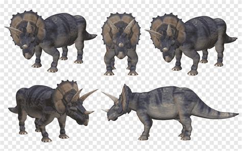 Esporas Criaturas Triceratops Esporas Espeluznante Y Lindo Dinosaurio