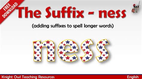 The Suffix Ness