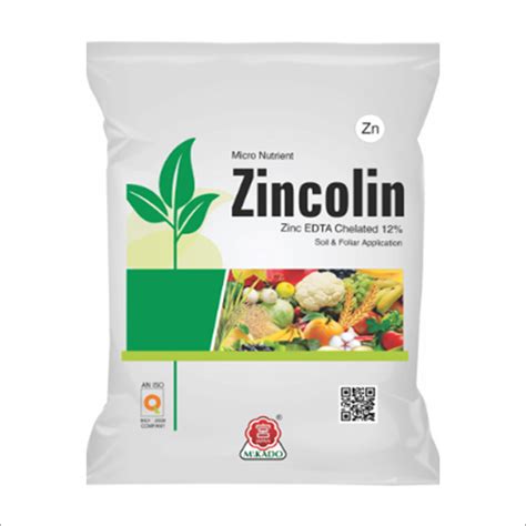 Zincolin Zinc Edta Chelated Fertilizers Application Agriculture At