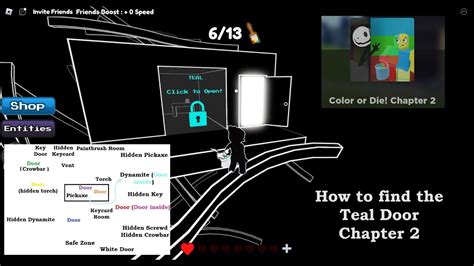 How to find the Teal Door in Color or Die Roblox Chapter 2 - YouTube