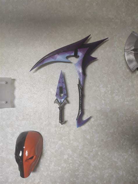 Akali K Da All Out Skin Crystal Kama And Kunai Weapon Scrolller