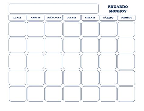 Formato De Calendario De Actividades Otoley