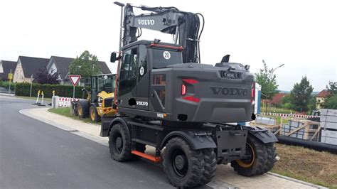 Volvo Ewr E Kurzheck Mobilbagger Seite Volvo Baumaschinen