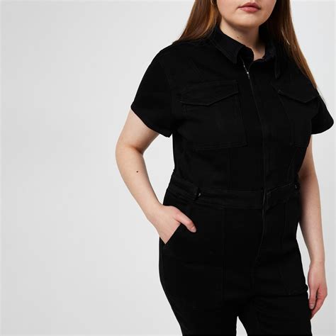 Good American Fit For Success Bootcut Jumpsuit Women Black001 Flannels