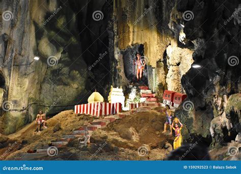 Batu Caves Inside A Limestone Hill That Has A Series Of Caves And Cave